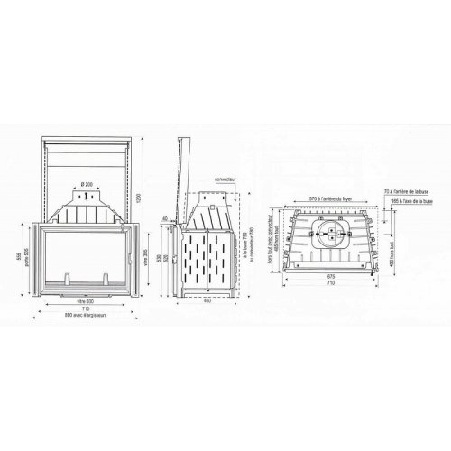 Каминная топка Seguin Europa 7_3 Каминная топка Seguin Europa 7_3