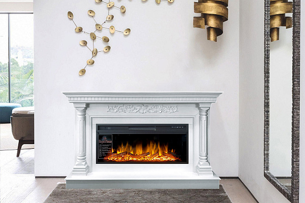 Royal Flame Sicilia белый дуб_1 Royal Flame Sicilia белый дуб_1