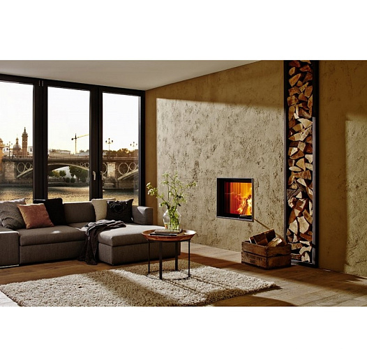 Brunner kompakt-kamin kk 57/67 side-opening, чугунный дымосборник 45?, черные рамки_1 Brunner kompakt-kamin kk 57/67 side-opening, чугунный дымосборник 45?, черные рамки_1