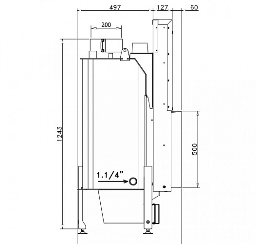 Топка TERMOGAR GN70 Simplificado (Rocal)_3